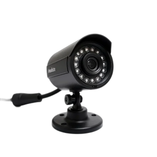staff, black, security, camera, circular, lens, brand, name transparent PNG cut-out