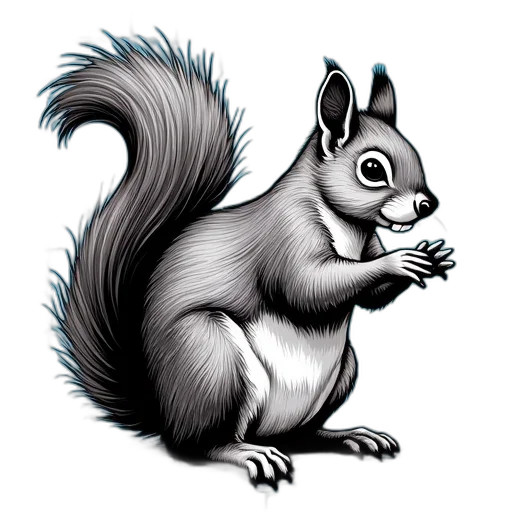 animal, staff, creature, hair, photorealistic, concept art, cartoon, 3d render transparent PNG cut-out