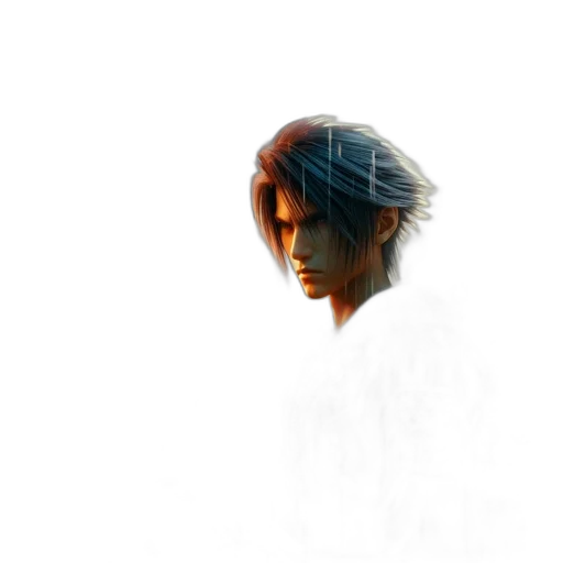 face, mask, hair, creature, concept art, photorealistic, pixel art, 3d render transparent PNG cut-out