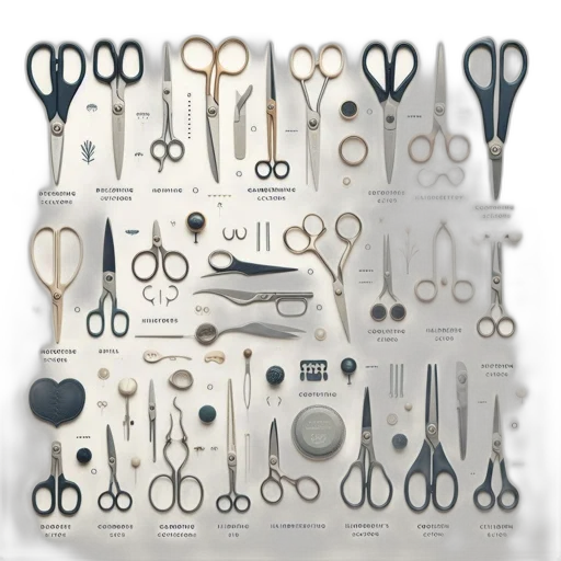 jewelry, staff, weapon, assortment, various, scissors, categorized, under transparent PNG cut-out