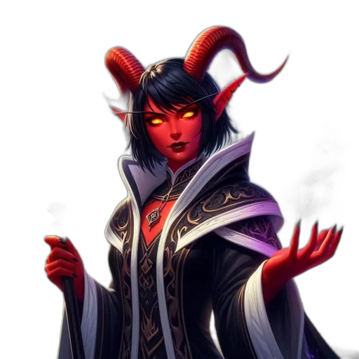 staff, fantasy art, concept art, pixel art, comic book art, red, dark, female transparent PNG cut-out