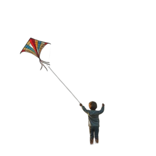 umbrella, staff, weapon, 3d render transparent PNG cut-out