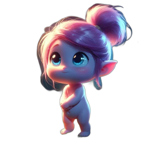 creature, staff, concept art, fantasy art, 3d render, pixel art, pastel, animated transparent PNG cut-out