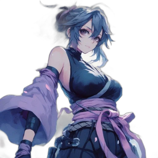 dress, sword, weapon, staff, concept art, fantasy art, cyberpunk, anime transparent PNG cut-out