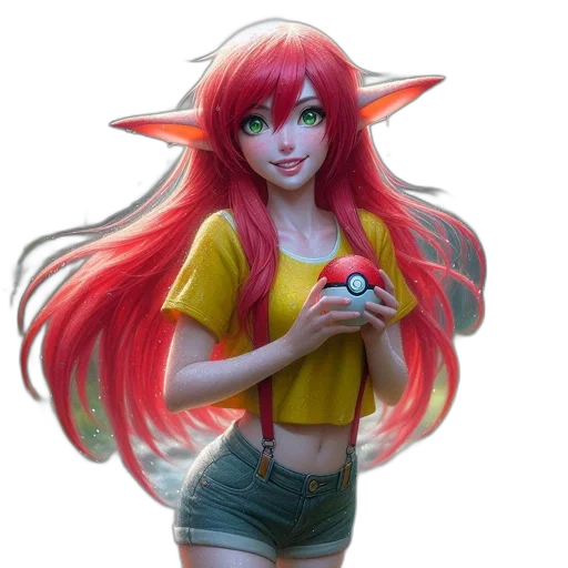 staff, fantasy art, concept art, pixel art, 3d render, red, neon, anthropomorphic transparent PNG cut-out