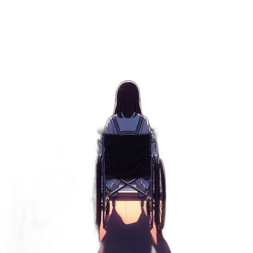 robot, dress, umbrella, car, anime, concept art, 3d render, pixel art transparent PNG cut-out