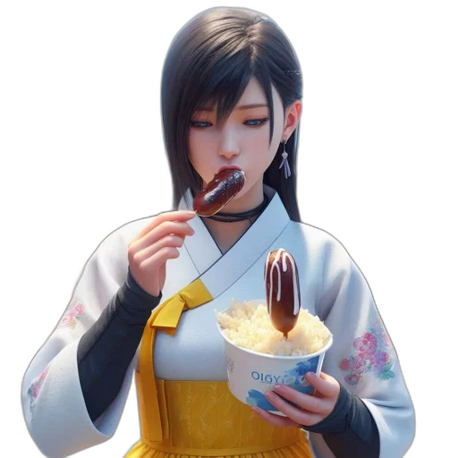 food, staff, concept art, photorealistic, 3d render, pixel art, pastel, monochrome transparent PNG cut-out