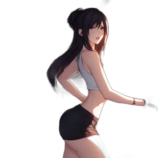 dress, staff, weapon, robot, concept art, anime, fantasy art, pixel art transparent PNG cut-out