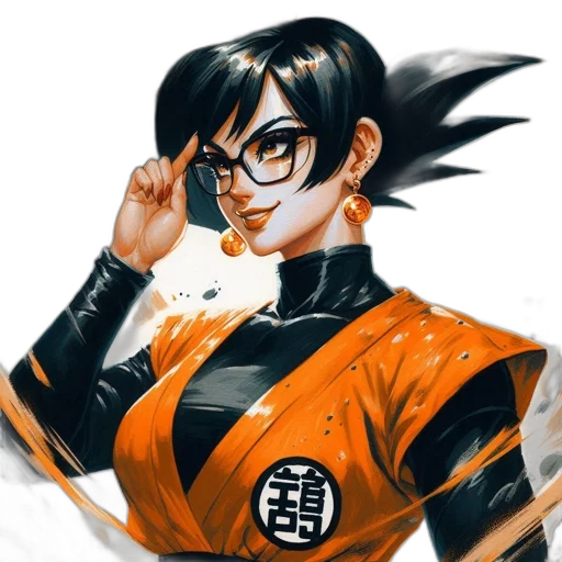 staff, jacket, comic book art, anime, concept art, fantasy art, monochrome, dark transparent PNG cut-out