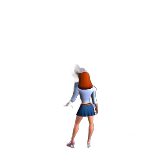 hat, staff, dress, jacket, 3d render, concept art, pixel art, vaporwave transparent PNG cut-out