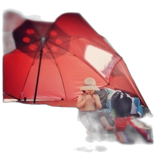umbrella, hat, 3d render, photorealistic transparent PNG cut-out