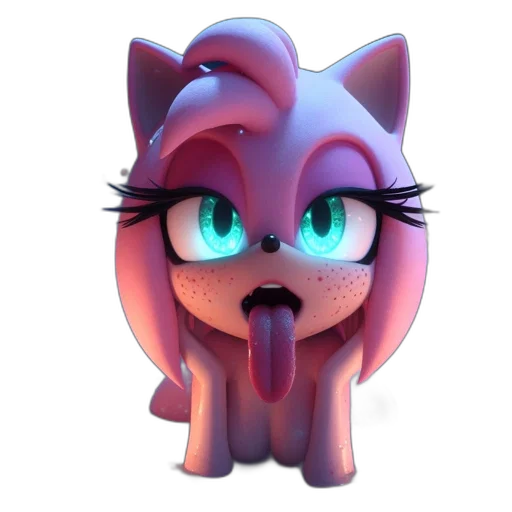 creature, animal, staff, robot, 3d render, concept art, anime, fantasy art transparent PNG cut-out