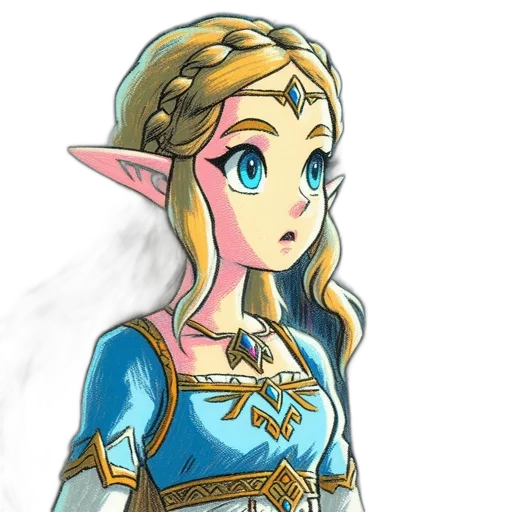 staff, dress, face, crown, fantasy art, concept art, watercolor, pixel art transparent PNG cut-out