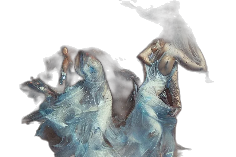 dragon, creature, mask, hair transparent PNG cut-out