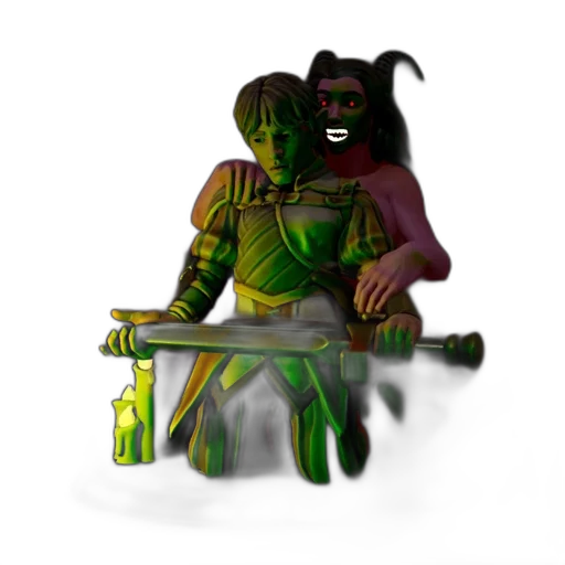 staff, weapon, sword, jewelry, concept art, fantasy art, pixel art, 3d render transparent PNG cut-out