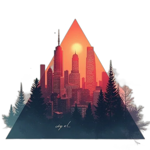 concept art, fantasy art, pixel art, watercolor transparent PNG cut-out