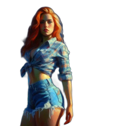 dress, jacket, concept art, fantasy art, comic book art, photorealistic, neon lights, underwater transparent PNG cut-out