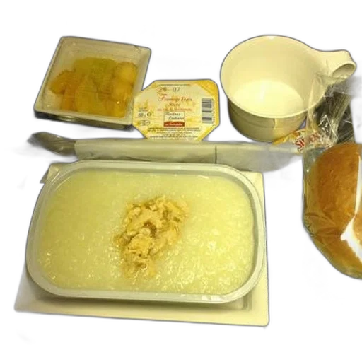 food, golden, meal, airplane, includes, container, rice, chicken transparent PNG cut-out