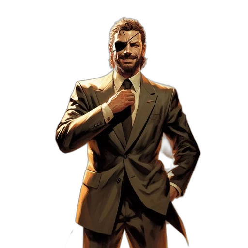 jacket, face, staff, mask, concept art, comic book art, photorealistic, pixel art transparent PNG cut-out
