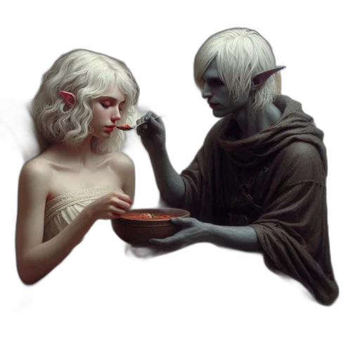 mask, food, creature, face, concept art, fantasy art, pixel art, comic book art transparent PNG cut-out