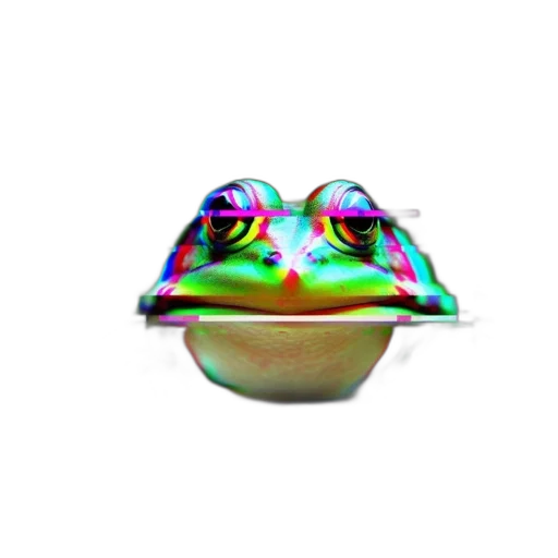 hat, animal, creature, food, vaporwave, 3d render, photorealistic, concept art transparent PNG cut-out