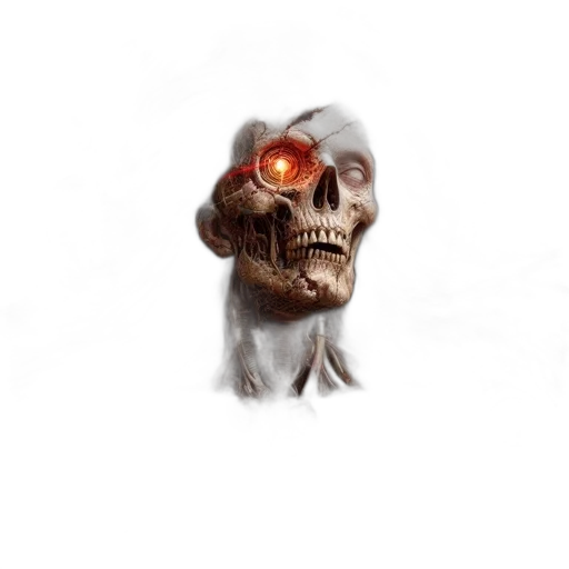 robot, face, mask, creature, concept art, 3d render, photorealistic, fantasy art transparent PNG cut-out