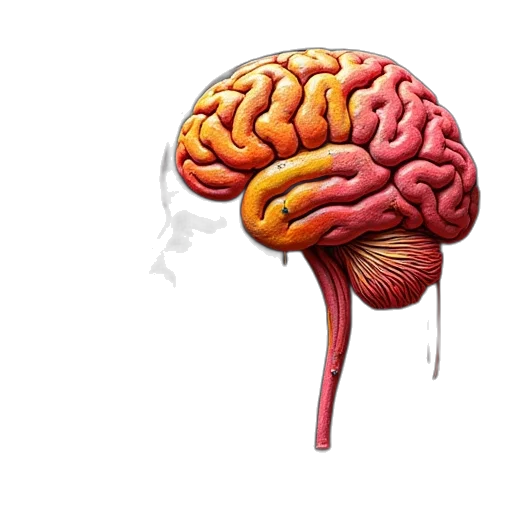 crown, photorealistic, brain, cancer, fight, life, magnets transparent PNG cut-out