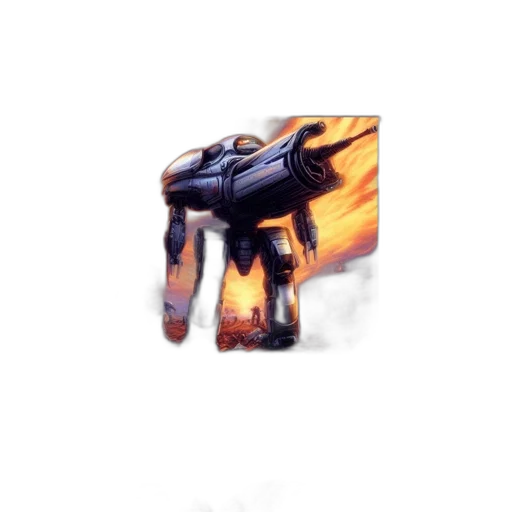 robot, weapon, dragon, creature, concept art, pixel art, 3d render, fantasy art transparent PNG cut-out
