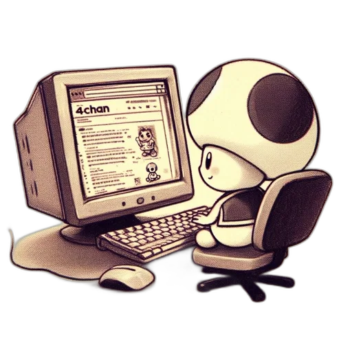robot, cartoon, 3d render, pixel art, comic book art, toad, uses, vintage-styled transparent PNG cut-out