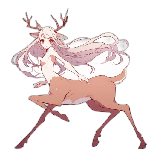 creature, animal, dress, crown, concept art, fantasy art, anime, pixel art transparent PNG cut-out