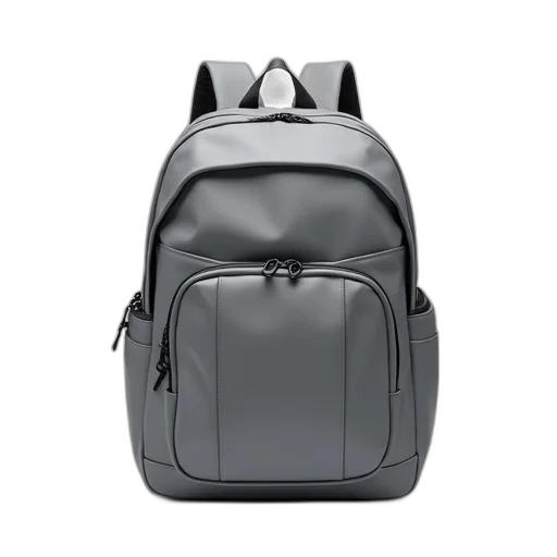 jacket, 3d render, modern, gray, backpack, sleek, design, multiple transparent PNG cut-out