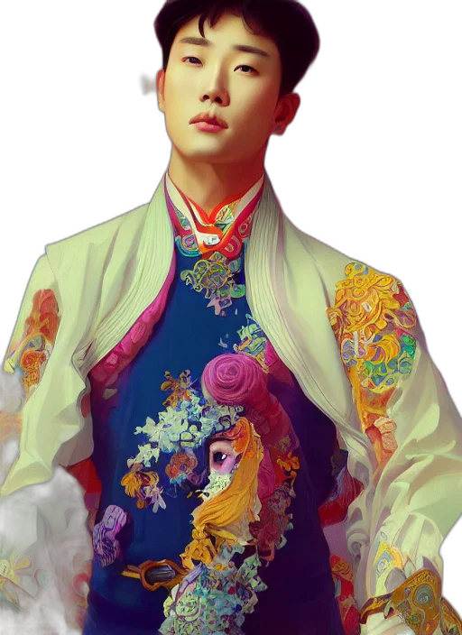 jacket, photorealistic, oil painting, concept art transparent PNG cut-out