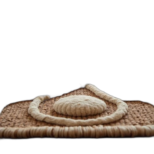 hat, crown, shoes, jacket, 3d render, earth tones, close-up, view transparent PNG cut-out