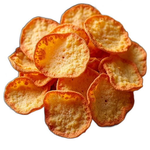 food, crown, flower, jacket, photorealistic, 3d render, fruit, chips transparent PNG cut-out