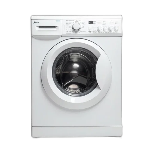 robot, 3d render, photorealistic, hotpoint, wtdl1070fd, 8kg, conde, washer transparent PNG cut-out