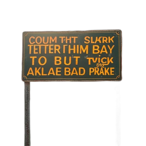 staff, sign, says, time, hit, ball, park transparent PNG cut-out