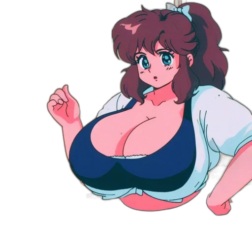 dress, jacket, weapon, anime, pixel art, vaporwave, concept art, underwater transparent PNG cut-out