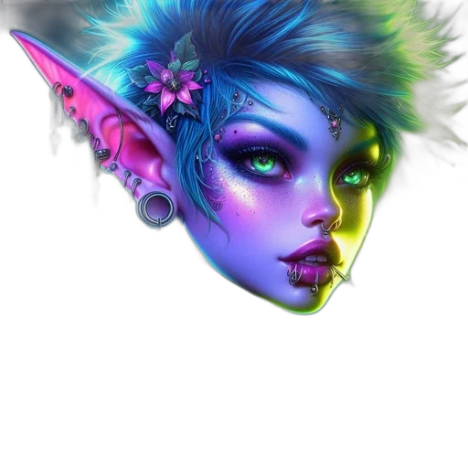 face, mask, staff, dragon, fantasy art, concept art, photorealistic, cyberpunk transparent PNG cut-out