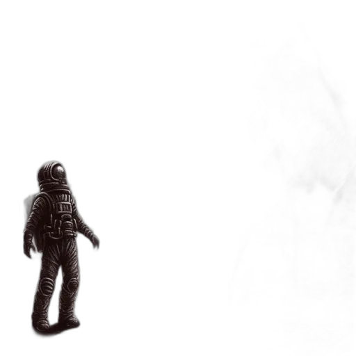 robot, jacket, creature, staff, concept art, pixel art, 3d render, comic book art transparent PNG cut-out