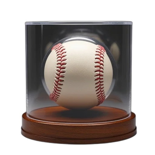 3d render, real, baseball, display transparent PNG cut-out