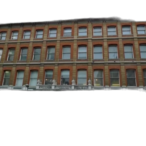 building, furniture, 3d render, photorealistic, city street, large, brick, many transparent PNG cut-out