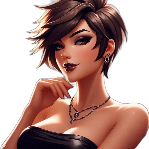 face, jewelry, staff, dress, fantasy art, concept art, cartoon, comic book art transparent PNG cut-out