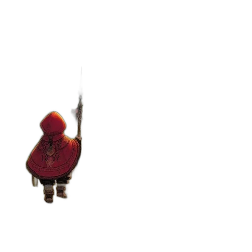 staff, animal, hat, creature, 3d render, concept art, pixel art, photorealistic transparent PNG cut-out