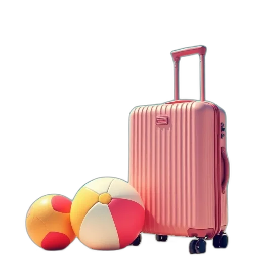 3d render, colorful, pastel, summer transparent PNG cut-out
