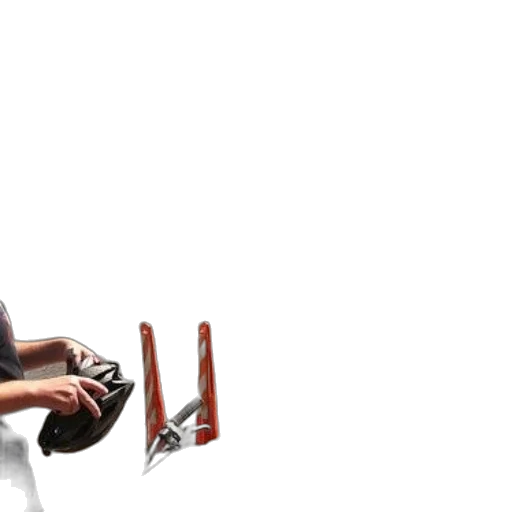 weapon, staff, 3d render, photorealistic, pixel art, concept art, man, bike transparent PNG cut-out