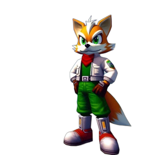 staff, animal, robot, jacket, 3d render, concept art, pixel art, fantasy art transparent PNG cut-out