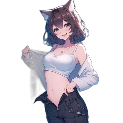 staff, dress, jacket, weapon, anime, pixel art, concept art, watercolor transparent PNG cut-out