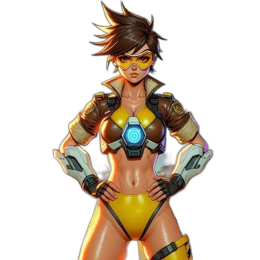 robot, concept art, cyberpunk, comic book art, fantasy art, golden, neon, colorful transparent PNG cut-out