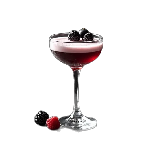 food, crown, black, white, cocktail, berries, sits, granite transparent PNG cut-out