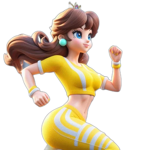 dress, 3d render, concept art, cartoon, anime, animated, female, figure transparent PNG cut-out
